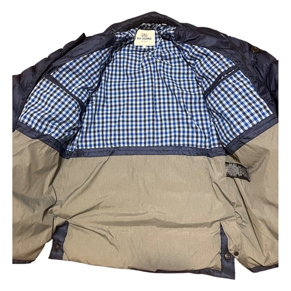 Ben Sherman Jacket Mens Size S Navy 90% Downs Quilted Puff Jacket - Picture 4 of 6